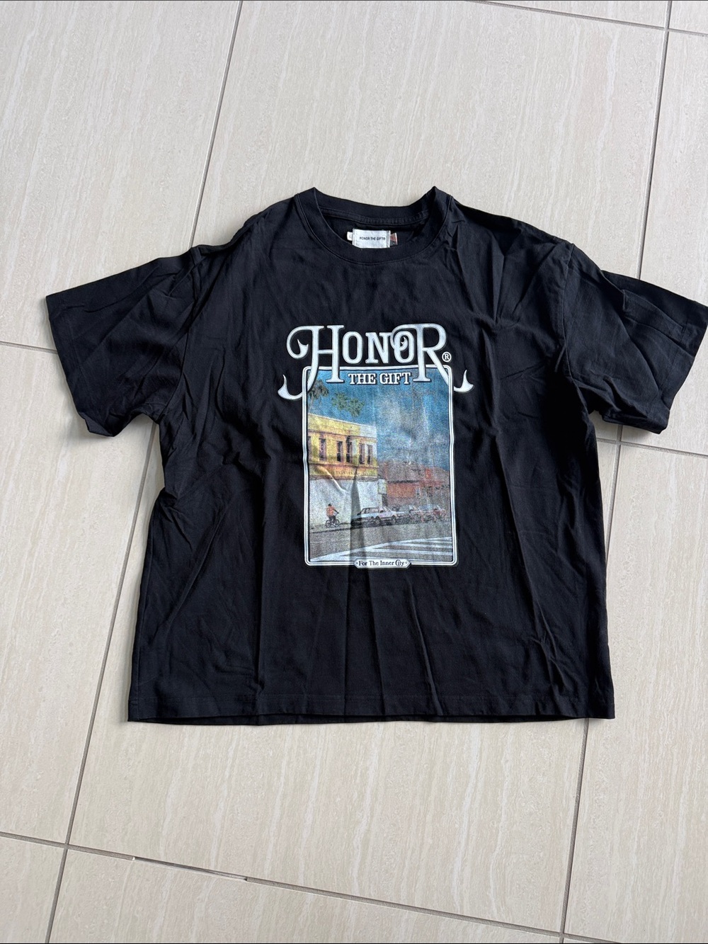 Honor The Gift Black Graphic Tee